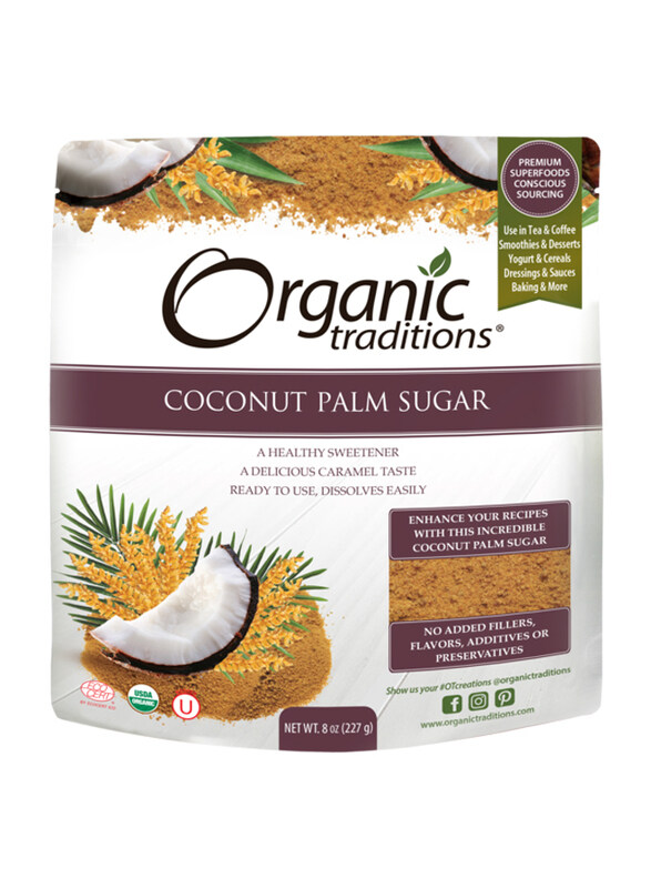 

Organic Traditions Coconut Palm Sugar, 227g