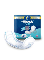 Attends Soft Pads, 10 Pieces, 3 Extra Plus