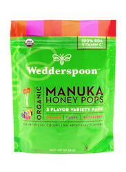 Wedderspoon Organic Variety Pack Manuka Honey Pops for Kids, 118g