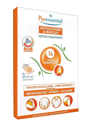 Puressentiel 14 Essential Oils Joints Heating Patches, 3 Patches