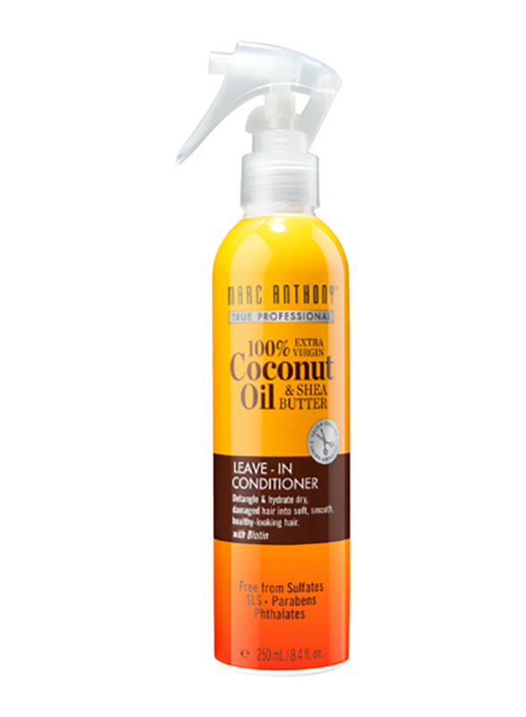 

Marc Anthony 100% Extra Virgin Coconut Oil & Shea Butter Leave-In Conditioner for Damaged Hair, 250ml