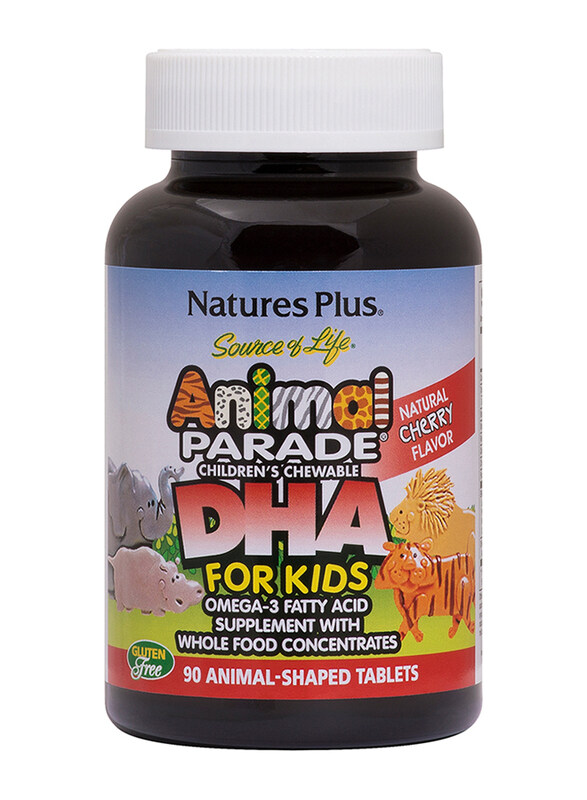 

Natures Plus Animal Parade DHA Children's Chewable Supplement, 90 Tablets