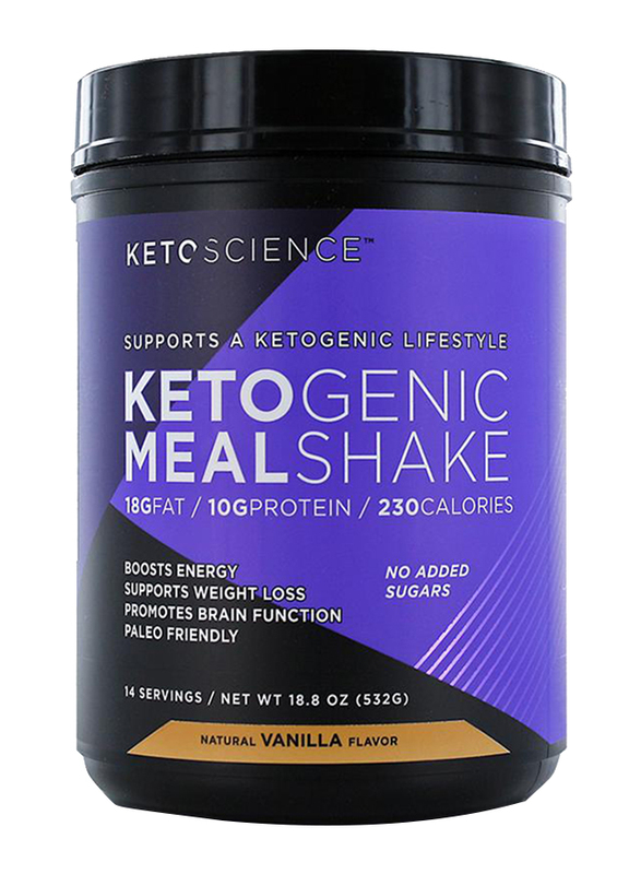 Ketoscience Ketogenic Meal Shake, 532gm, Natural Vanilla