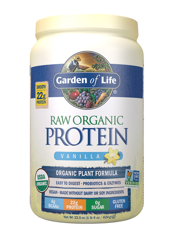 Garden of Life Raw Organic Protein Powder, 624gm, Vanilla