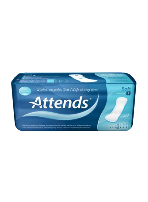 Attends Soft Pads, 2 Normal, 14 Pieces