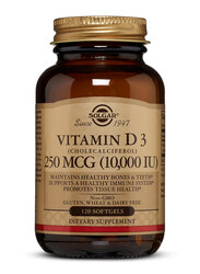 Solgar Vitamin D3 (Cholecalciferol) Dietary Supplement, 25mcg (10, 000iu), 120 Softgels