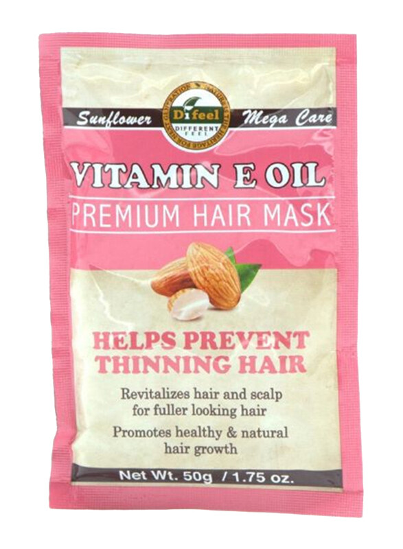 

Difeel Vitamin E Oil Premium Deep Conditioning Hair Mask for All Hair Types, 50gm