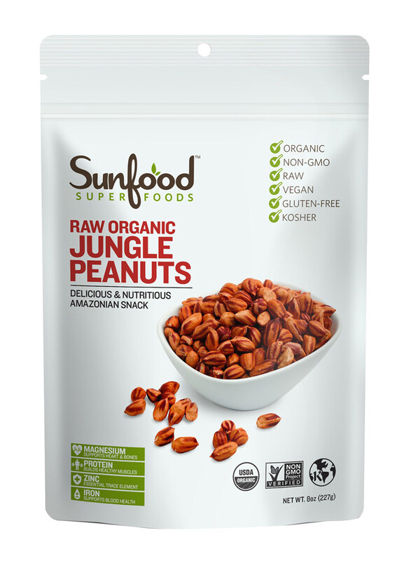 

Sunfood Superfoods Organic Raw Jungle Peanuts, 227g
