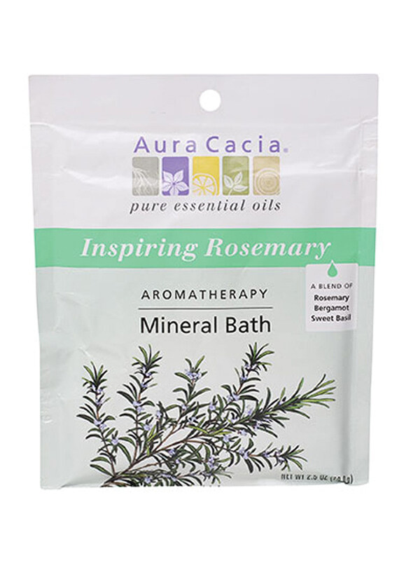 

Aura Cacia Aromatherapy Inspiring Rosemary Mineral Bath, 70gm