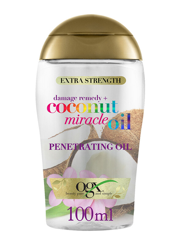 

Ogx Damage Remedy+ Coconut Miracle Oil, Penetrating Oil, Hair Oil for Damaged Hair, 100ml