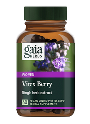 Gaia Herbs Vitex Berry Women's Health Herbal Supplement, 60 Capsules