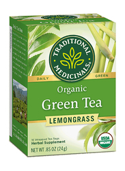 Traditional Medicinals Organic Green Tea Lemongrass, 16 Tea Bags