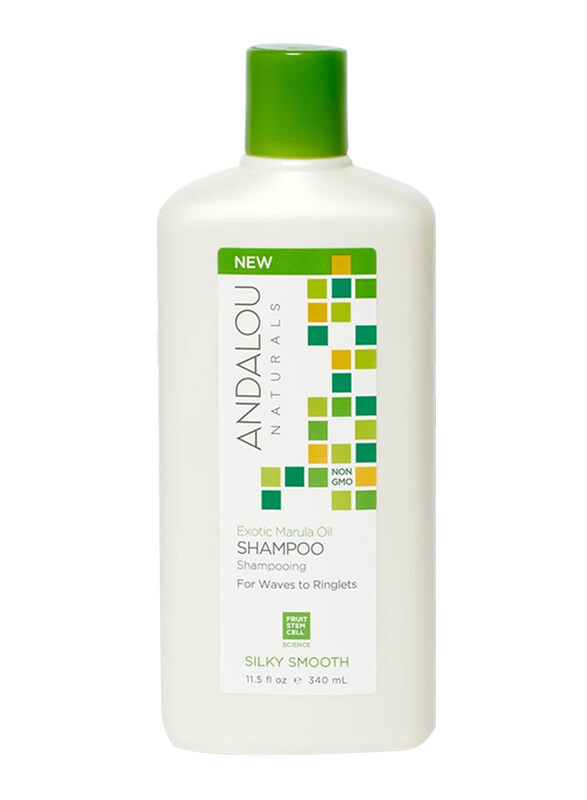 

Andalou Naturals Silky Smooth Exotic Waves To Ringlets Marula Oil Shampoo for All Hair Types, 340ml
