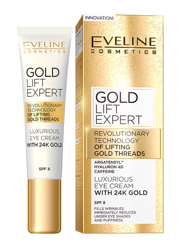 Eveline Gold Lift Expert Eye Cream, 15ml