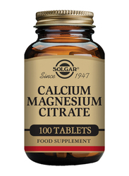 Solgar Calcium Magnesium Citrate Food Supplement, 100 Tablets