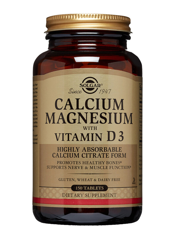 

Solgar Calcium Magnesium with Vitamin D3 Dietary Supplement, 150 Tablets