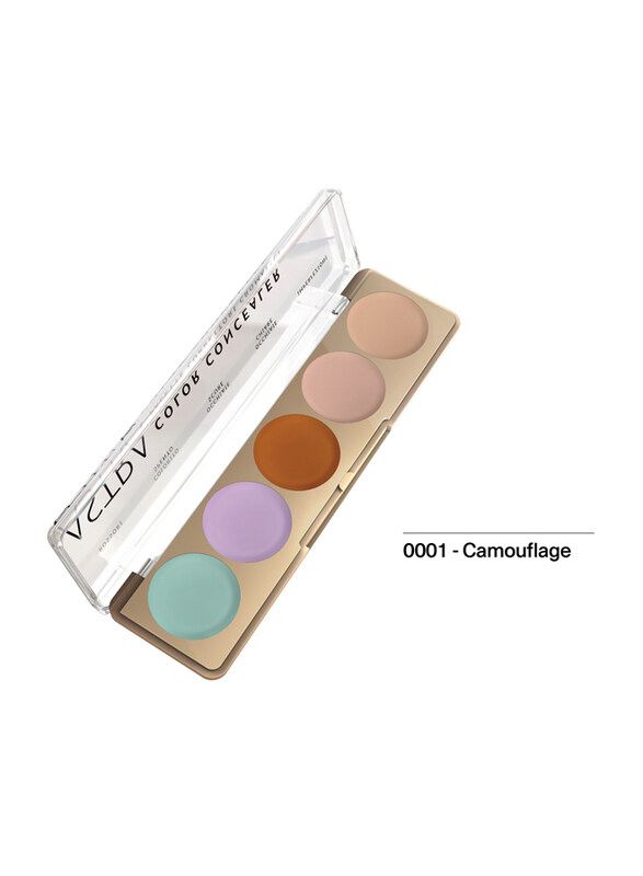 

Astra Color Concealer Palette Correttore, 6.5gm, 01 Camouflage, Multicolor