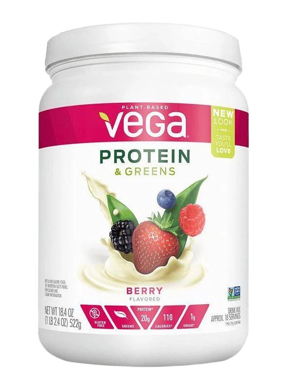 Vega Protein & Greens, 522g, Berry