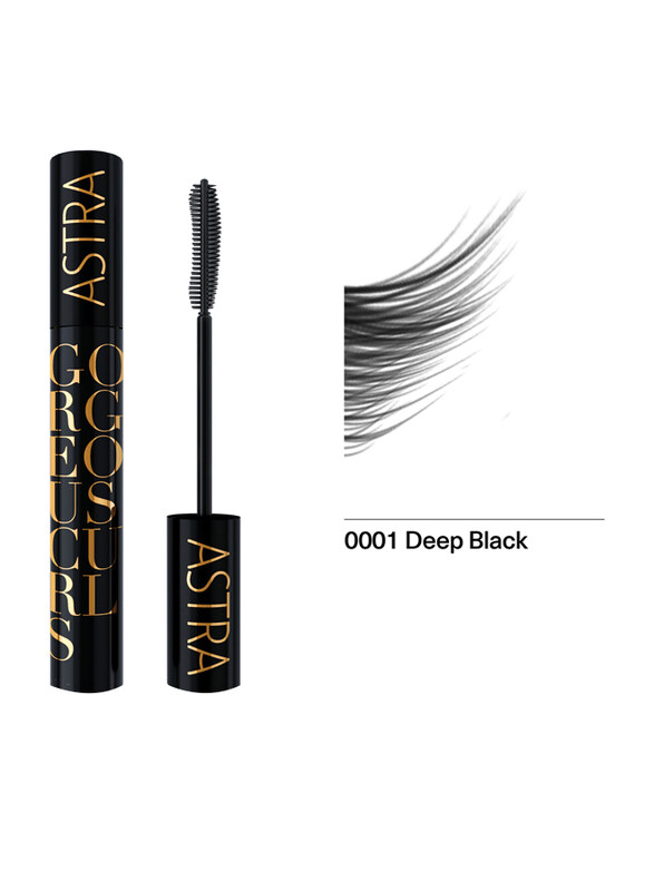 

Astra Gorgeous Curls Mascara, 8ml, 01 Deep Black