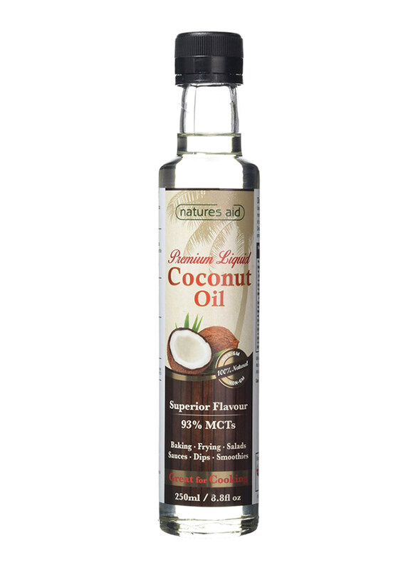

Natures Aid Premium Liquid Coconut Oil, 250ml