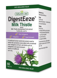 Natures Aid Digesteeze Milk Thistle Supplement, 60 Tablets