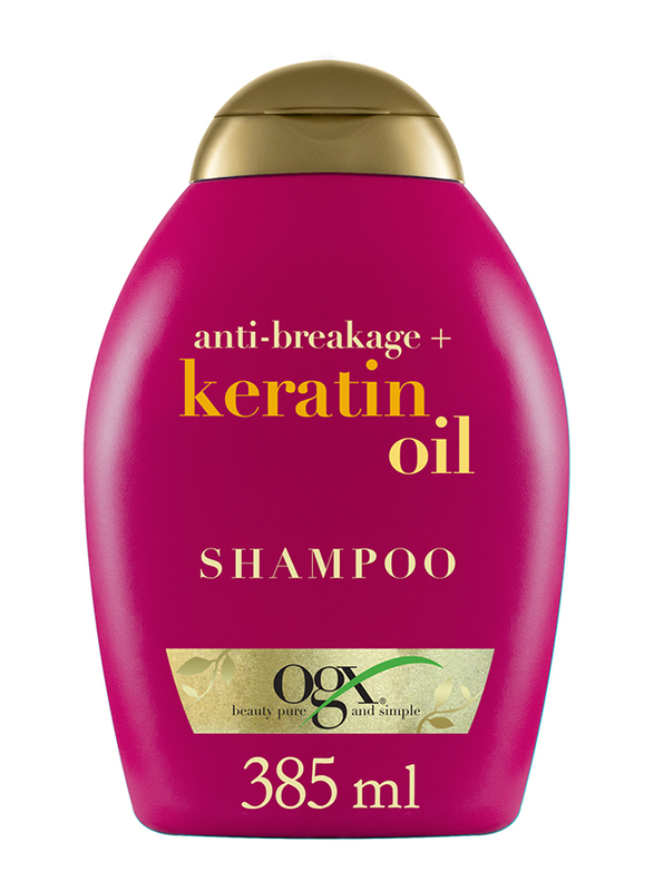 Ogx Anti-Breakage+ Keratin Oil Shampoo for All Hair Type, 385ml