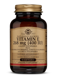 Solgar Vitamin E Mixed Dietary Supplement, 268mg (400iu), 50 Softgels