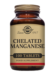 Solgar Chelated Manganese Food Supplement, 100 Tablets