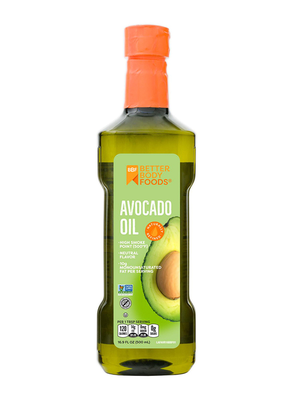 Better Body Foods Refined Avocado Oil, 500ml