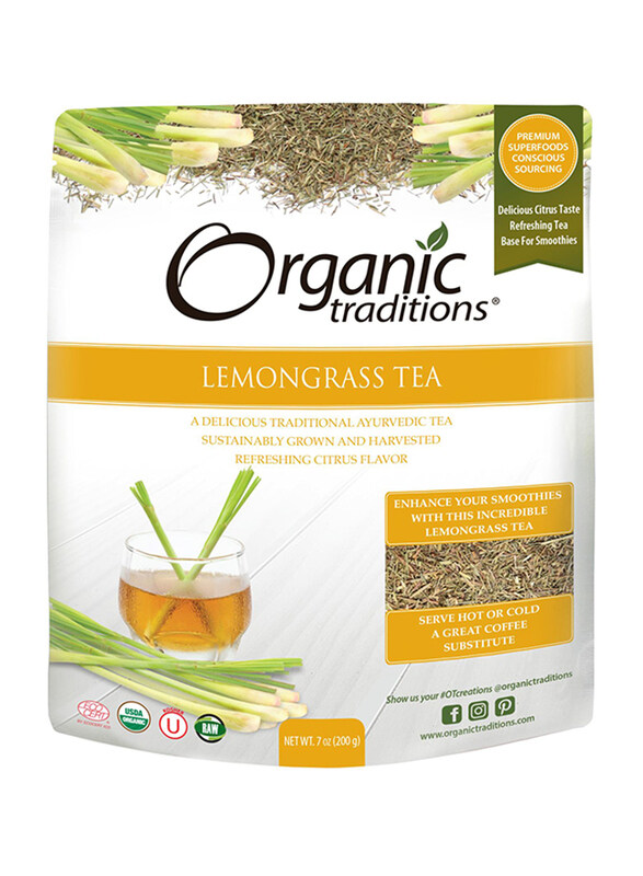 

Organic Traditions Lemongrass Herbal Tea Cut, 200g