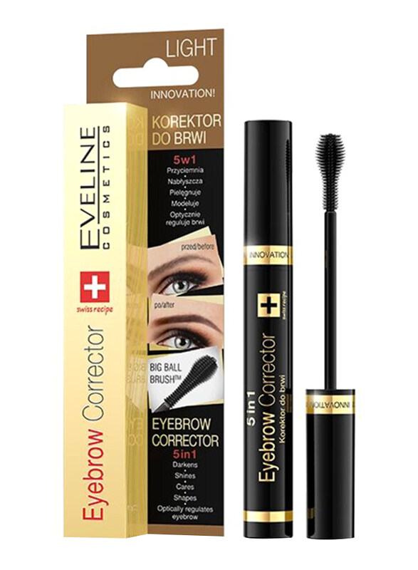 

Eveline 5 in1 Eyebrow Corrector, 911121, 9ml, Light Brown
