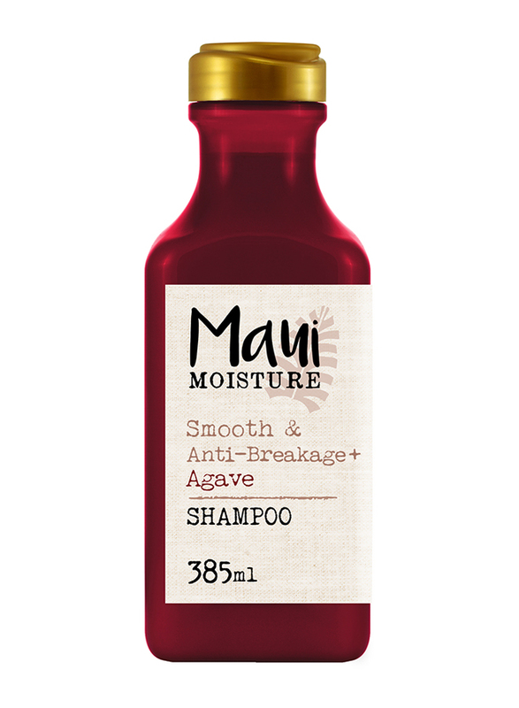 Maui Moisture Smooth & Anti-Breakage + Agave Hair Shampoo for All Hair Types, 385ml
