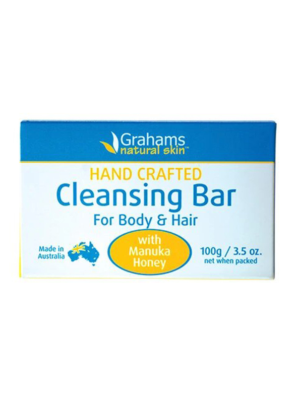 Grahams Natural Body & Hair Cleansing Bar, 100gm