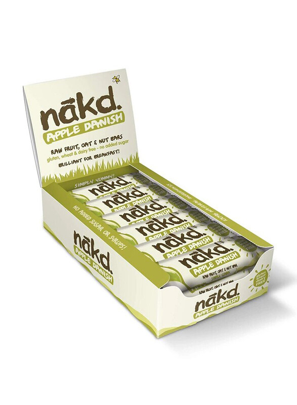 

Nakd Apple Danish Raw Fruit, Oat & Nut Bars, 18 Bars x 30g