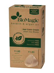 Biomagic Keratin & Argan Oil Hair Color Cream, 11/00 Extra Light Natural Blonde