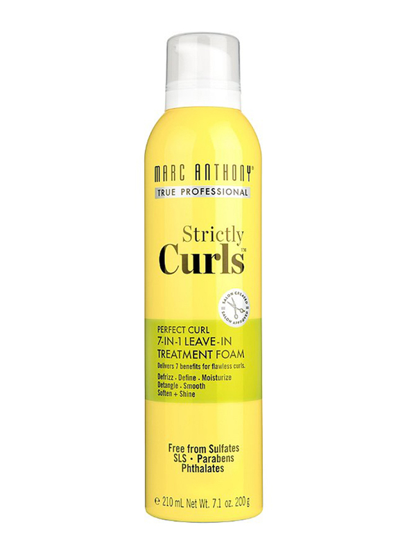 Marc Anthony Strictly Curls Perfect Curl 7-in-1 Treatment Hair Foam for Curly Hair, 210ml