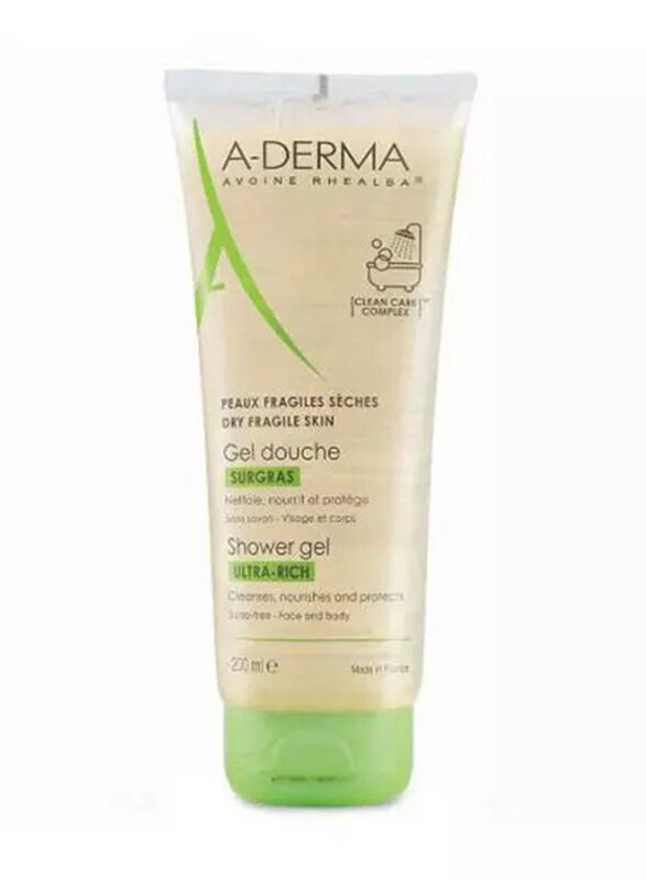 

A-Derma Fragile Skin Ultra-Rich Shower Gel, 200ml