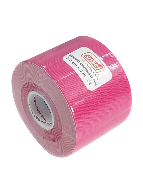 Sissel Kinesiology Tape, 50mm x 5m, Pink
