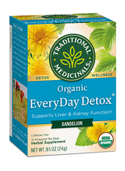 Traditional Medicinals Organic Everyday Detox Dandelion Herbal Tea, 16 Tea Bags