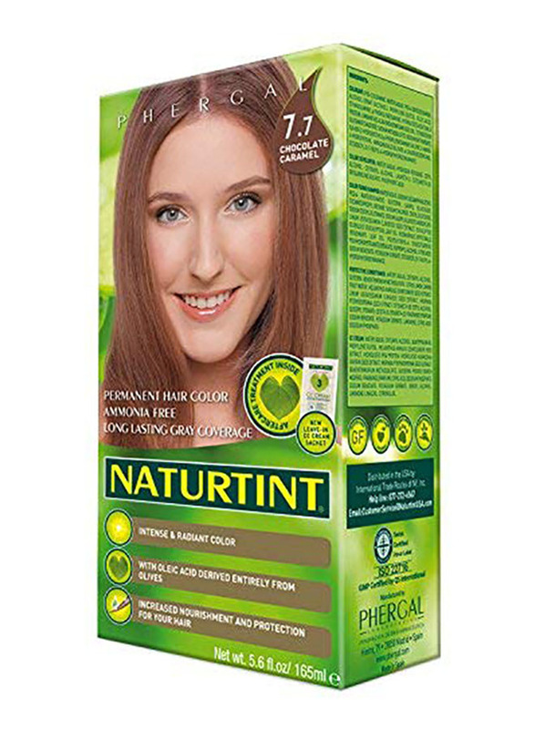 Naturtint Permanent Hair Color, 165ml, 7.7 Chocolate Caramel