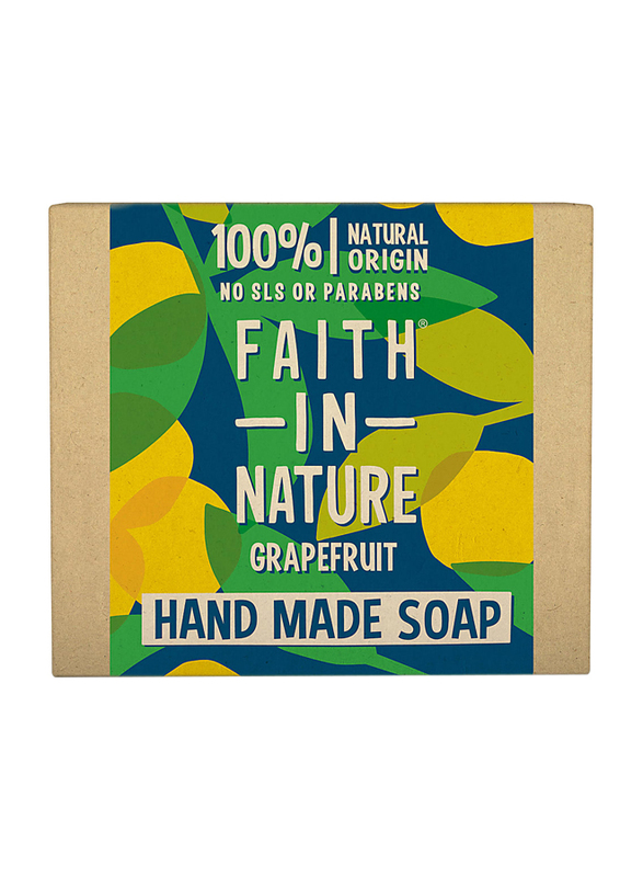 Faith In Nature Grape Fruit Soap Bar, 100gm