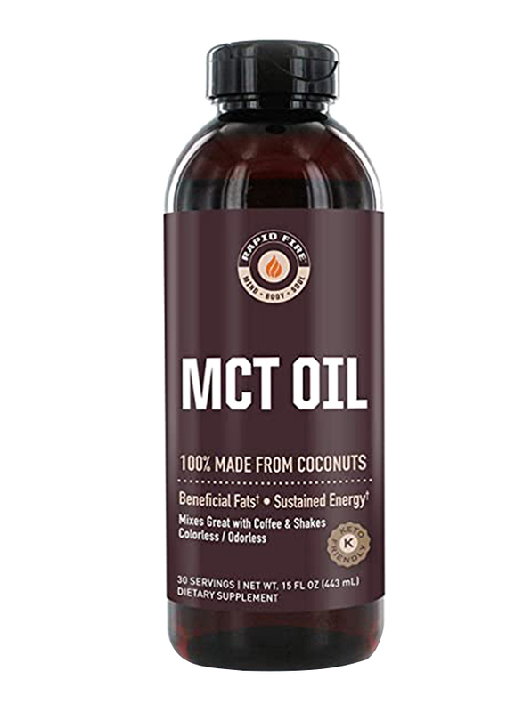 Rapid Fire MCT Oil Dietary Supplement, 443ml