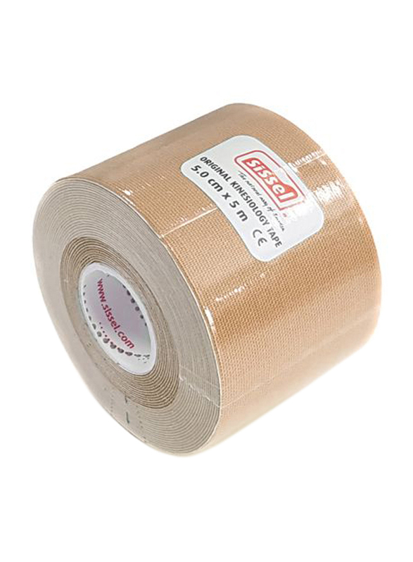 Sissel Kinesiology Tape, 50mm x 5m, Brown