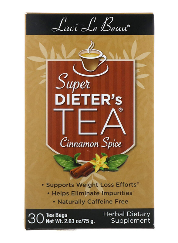 

Natrol Laci Le Beau Super Dieter's Tea Cinnamon Spice, 30 Tea Bags, 75gm