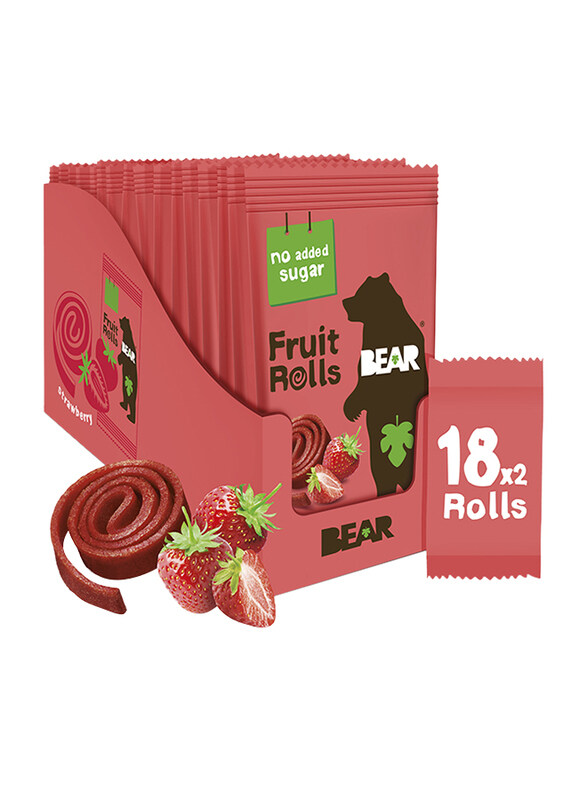 

Bear Strawberry Fruit Rolls, 360g