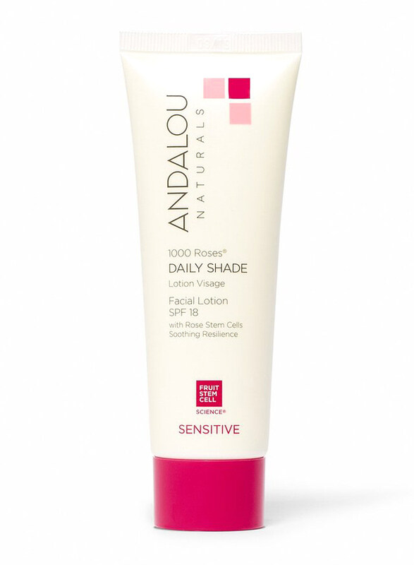 

Andalou Naturals 1000 Roses Sensitive Daily Shade SPF 18 Facial Lotion, 80ml