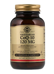 Solgar Vegetarian CoQ-10 Dietary Supplement, 120mg, 60 Vegetable Capsules