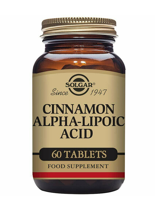 

Solgar Cinnamon Alpha Lipoic Acid Food Supplement, 60 Tablets
