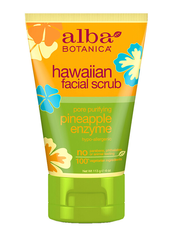 

Alba Botanica Hawaiian Pineapple Enzyme Facial Scrub, 113gm