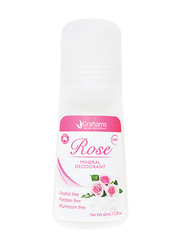 Grahams Natural Rose Mineral Deodorant, 65ml